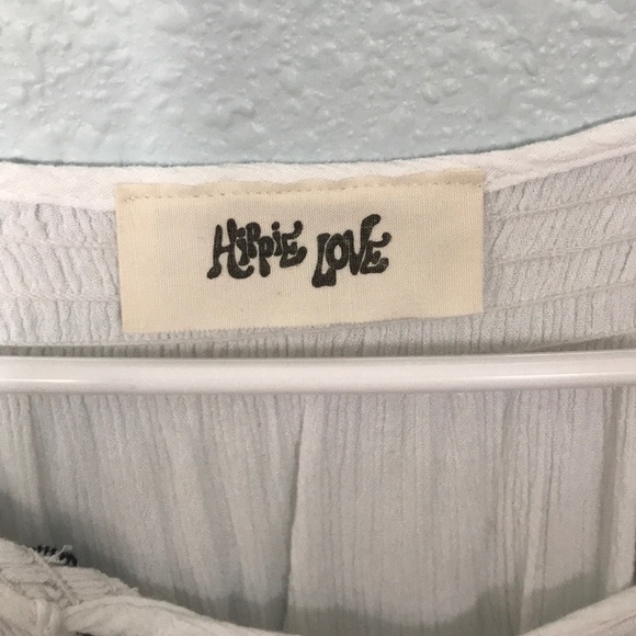 White embroidered tunic top - Picture 3 of 3